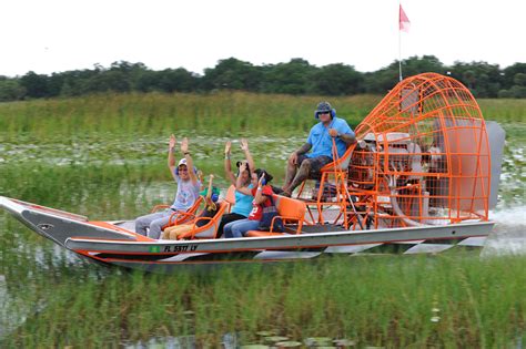 Boggy creek airboat - Boggy Creek Airboat Adventures offers incredible up-close views of Florida wildlife and breathtaking scenery of central Florida everglades on a fun and exciting airboat ride. Glide across the water at speeds of up to 40 miles per hour. Check out the gift shop and enjoy lunch at Boggy Bottom BBQ. Gatorland Orlando is much more than alligators.